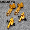 Aluminium alloy adjustable invisible body post/combo/2pcs/Gold