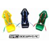 SRC BUCKET SEAT HARNESS ONLY (STEEL BUCKLE) Red/Green/Blue/Black