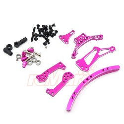 3Racing Sakura D4 Aluminum Slide Track Steering