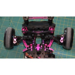 3Racing Sakura D4 Aluminum Slide Track Steering