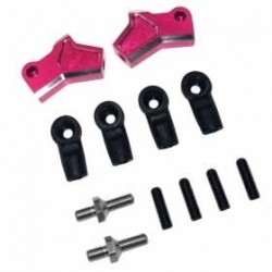 3Racing Sakura D4 Aluminum Suspension Upper Arm Pink for AWD