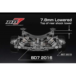 Yokomo 1/10 BD7 2016 Black Series Electric Touring Car Kit 