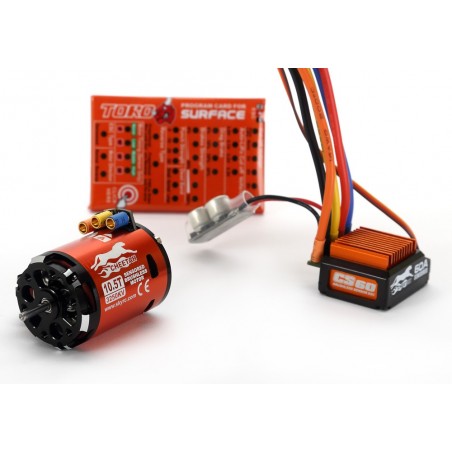 SKYRC Cheetah 1/10 60A Brushless ESC System Combo w/ Sensored 3250KV 10.5T Motor / Program Card