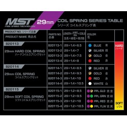 MST Super soft 29mm spring set (8)