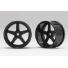 Yokomo Racing Performer Drinft wheel 5 spoke (8mm Off set/Black) 4pcs