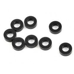 YOKOMO 3×6×2.0MM ALUMINUM SHIM BLACK 8pcs