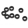 YOKOMO 3×6×2.0MM ALUMINUM SHIM BLACK 8pcs