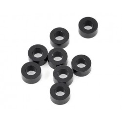 YOKOMO 3×6×3.0MM ALUMINUM SHIM BLACK 8pcs