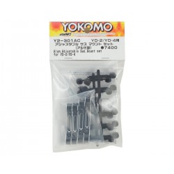 Yokomo YD-2 Aluminum Adjustable Suspension Mount Set Black