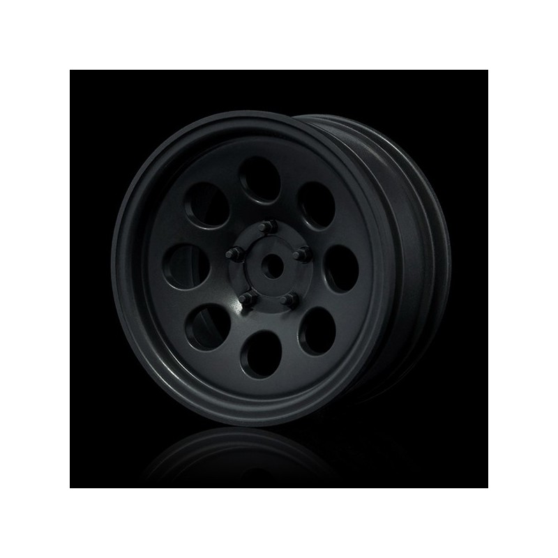 MST Black flat 58H 1.9" crawler wheel (+5) (4)