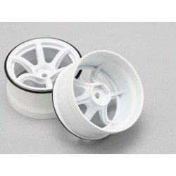 Yokomo RP High Traction Type Drift Wheel 6mm Offset - White (4pcs)