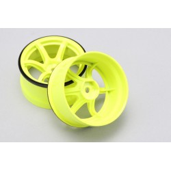 Yokomo RP High Traction Type Drift Wheel 6mm Offset - Yellow (4pcs)