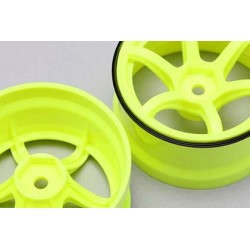 Yokomo RP High Traction Type Drift Wheel 6mm Offset - Yellow (4pcs)