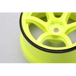 Yokomo RP High Traction Type Drift Wheel 6mm Offset - Yellow (4pcs)