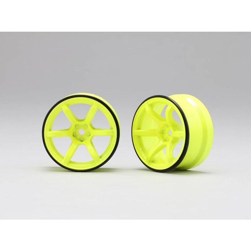 Yokomo RP High Traction Type Drift Wheel 6mm Offset - Yellow (4pcs)