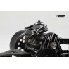 Aluminum frame 30mm cooling fan (Silver) - DD11