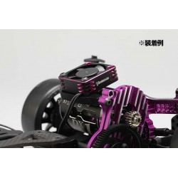 Aluminum frame 30mm cooling fan (Purple) - DD11