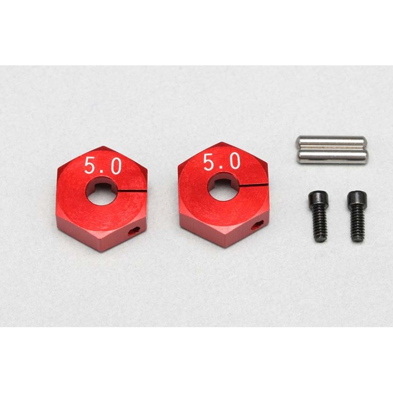 5.0mm Clamping Wheel Hub (Red) for YD-2