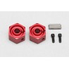 8.0mm Clamping Front Wheel Hub (Red) for YD-2