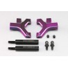 YOKOMO Aluminum front lower short A arm set (Purple/Bevel edge) for YD-2