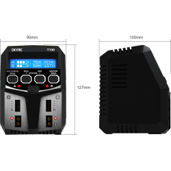 SkyRC T100 DUAL AC High-Voltage LiPo Balance Charger