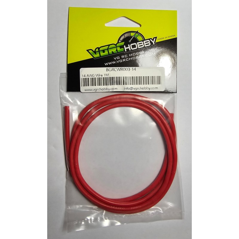 14AWG ESC Wire 1M RED