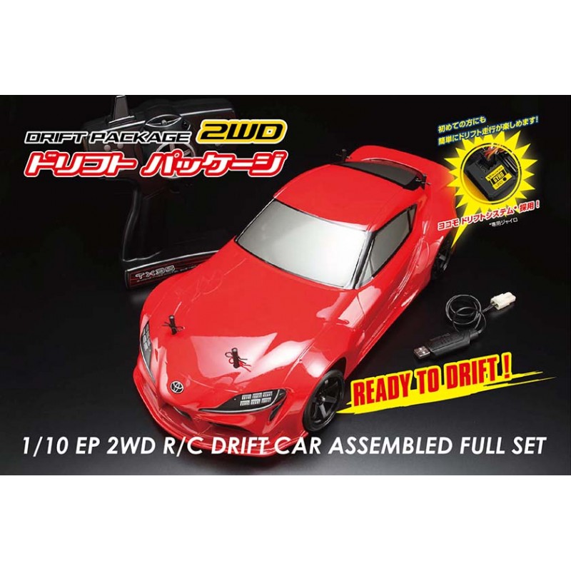 Yokomo RTR Drift package 2WD GR Supra body (RED)