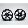 SRC R1 High Traction Nylon Rims. 6mm offset, 27mm x 2 (Black)