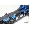 Yokomo V4 Steering gyro with End point adjust (2/3ch Blue)
