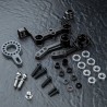 MST Alum. steering arm set (black)