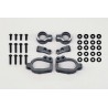 Yokomo Aluminium Adjustable Front ST Block for RD/SD/MD (Black)