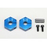 Yokomo Aluminium Clamp-Type Wheel Hub (Blue) 5.0mm
