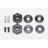 Yokomo 4.5mm Clamp-type Wheel Hub for BD7 2016 (w/ 0.5/1.0mm spacers)