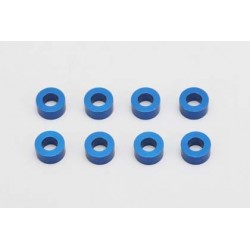 YOKOMO 3×6×3.0MM ALUMINUM SHIM BLACK 8pcs