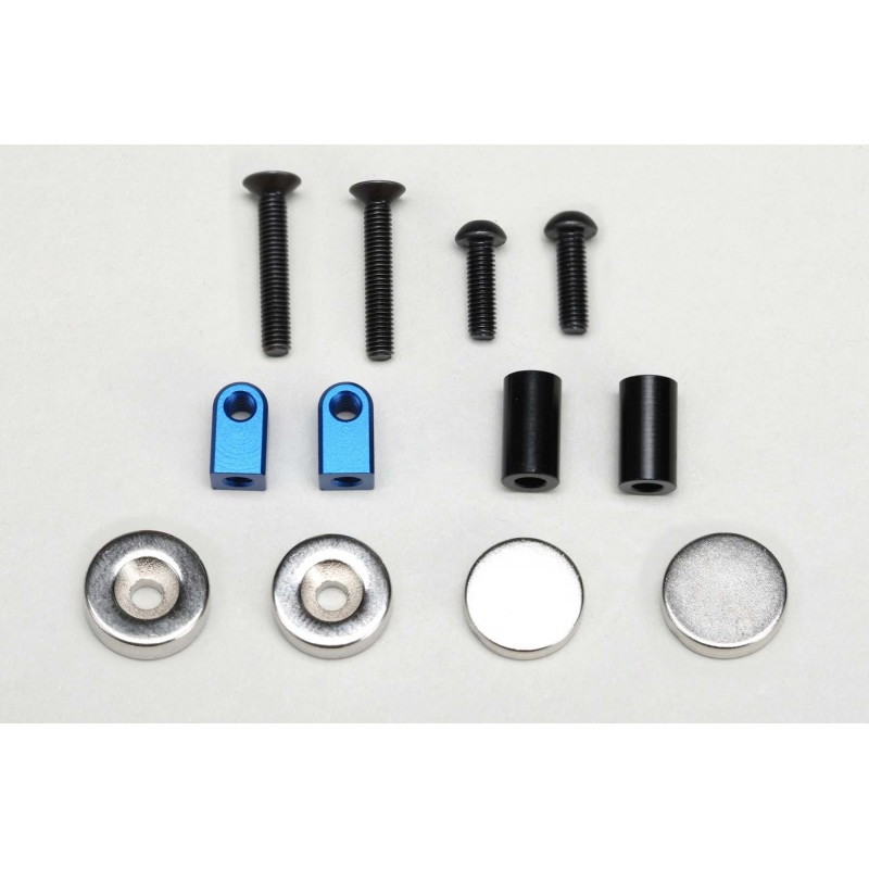 Yokomo Magnetic Front Body Mount Blue