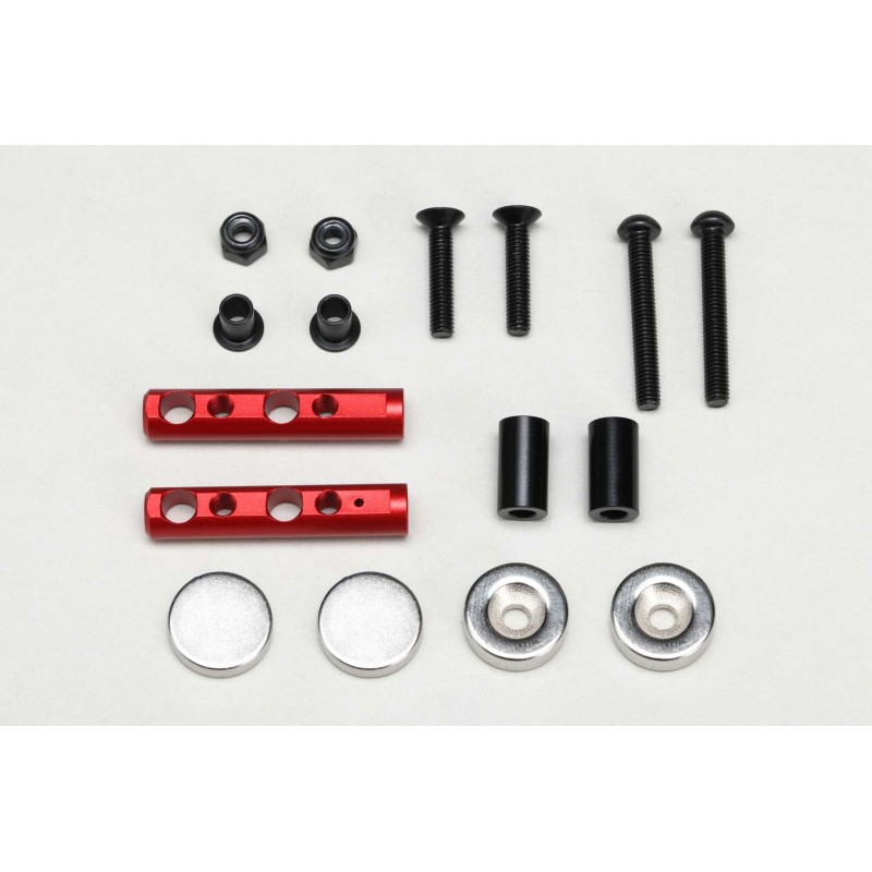 Yokomo Magnetic Rear Body Mount Red