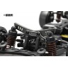 Yokomo Hybrid front shock tower (Graphite/Black aluminum) for YD-2 (old code Y2-017AGB)