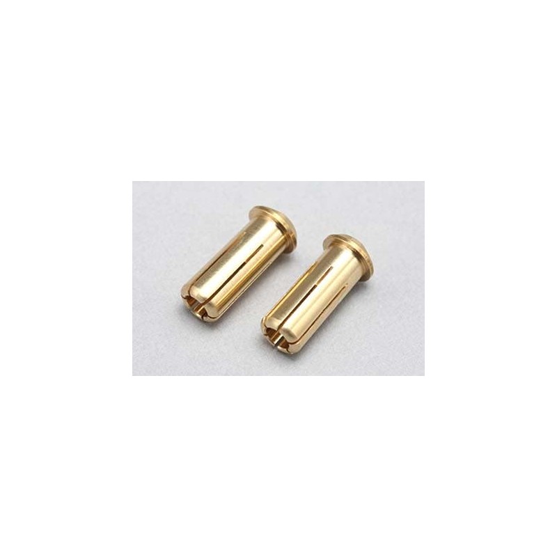 Yokomo 5mm 24K Gold-Plated Bullet Battery Connector