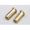 Yokomo 5mm 24K Gold-Plated Bullet Battery Connector