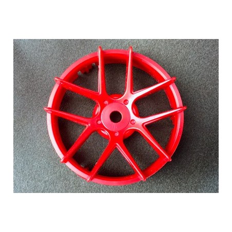 Super RIM" DISC "Jasmine" Hot Red 2pcs