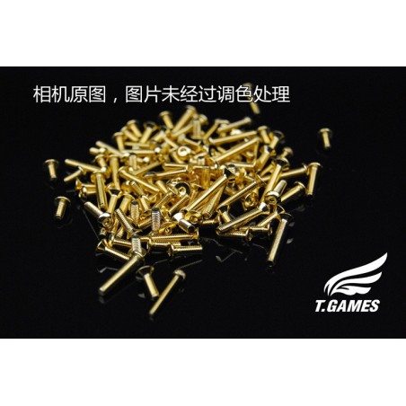 Gold Screws set For D4 AWD chassis only